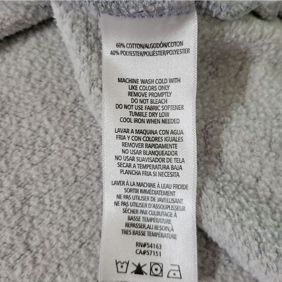 Calvin Klein Performance Women's Gray Quarter Zip Pullover Hoodie - Picture 13 of 15